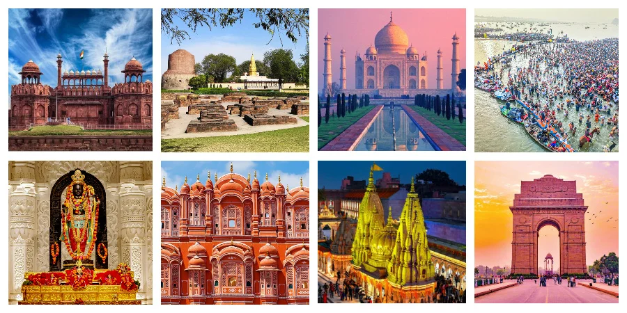 Golden Triangle with Varanasi Prayagraj Ayodhya Tour